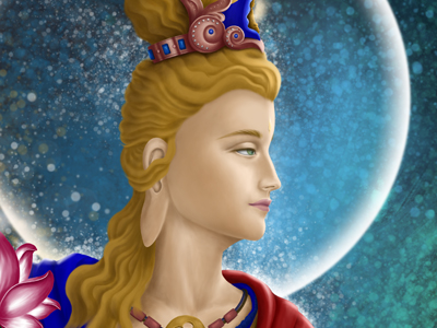 bodhisattva avalokiteshvara de liberté et d'aisance